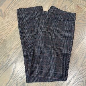 Plaid KUT from the Kloth straight leg work pants